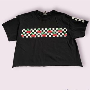 Graphic Tee Crop Top